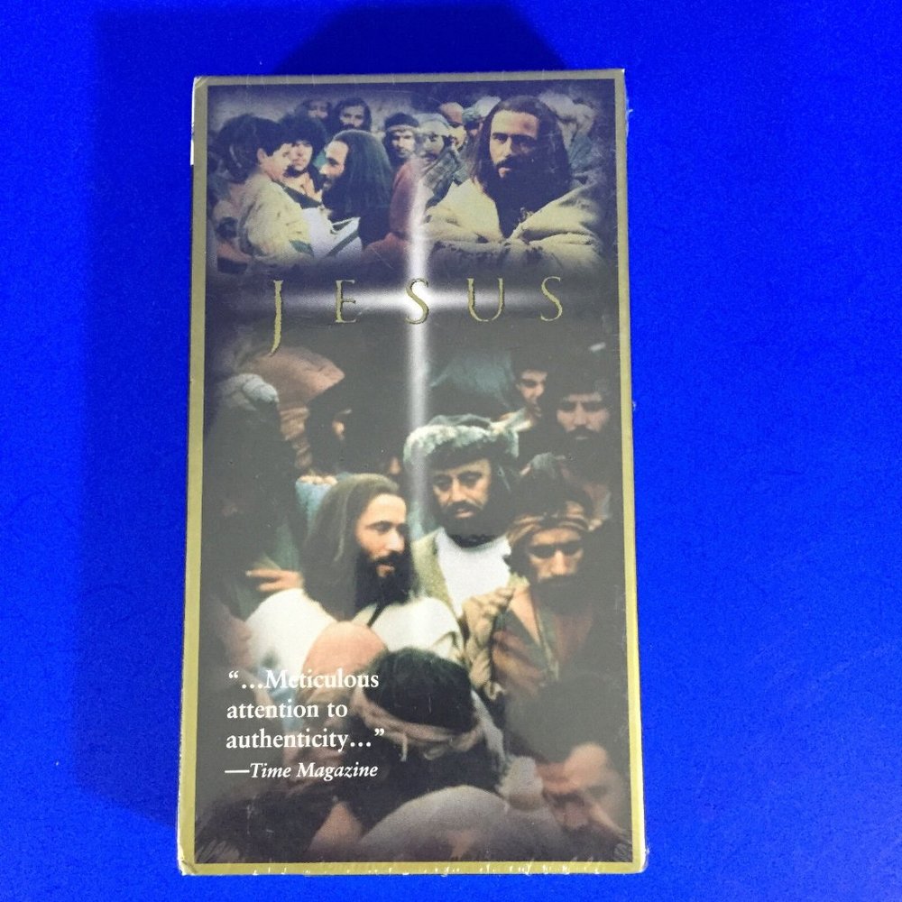 Jesus VHS Movie Staring Brian Deacon 1988 New Factory Sealed Christian Religious - Picture 1 of 6